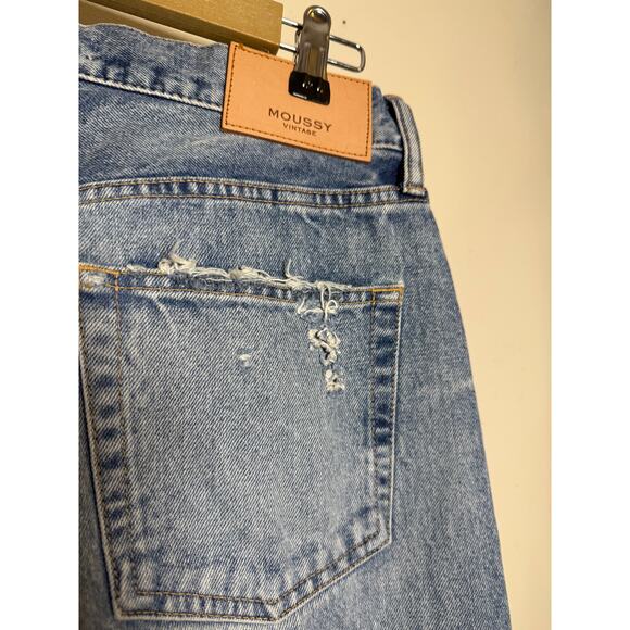 Moussy Vintage Lomita Wide Straight Jeans Made in Japan Women’s Sz. 29 - Picture 10 of 14